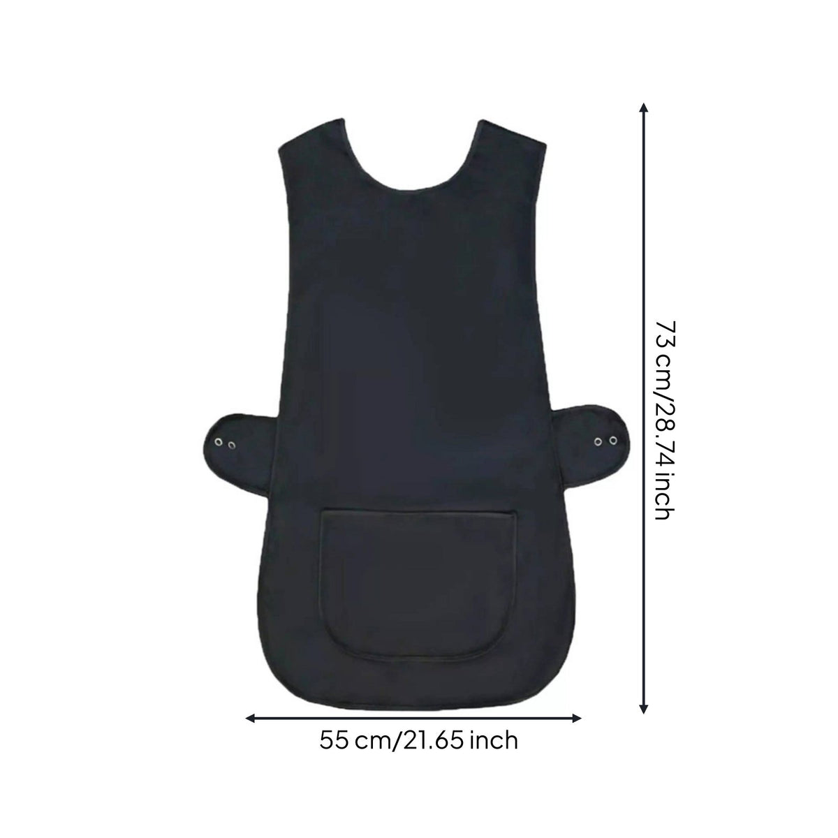Smock Washable Sleeveless Apron Vest Breathable Barber Apron Vest for Salon, Work