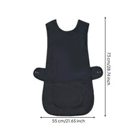 Smock Washable Sleeveless Apron Vest Breathable Barber Apron Vest for Salon, Work
