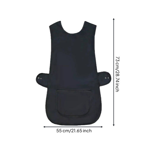 Smock Washable Sleeveless Apron Vest Breathable Barber Apron Vest for Salon, Work