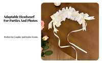 Multitier Tulle head covering Elegant Vintage & fashion Cosplay hair accessorypiece Attached Comb for Adults