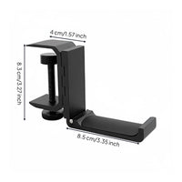 Clamp-on Headphone Hanger Easy to Remove Audio Accessory Universal Fit