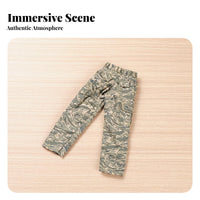 1/6 Scale Pants Combat Print 1/6 Scale Action Figure Clothes