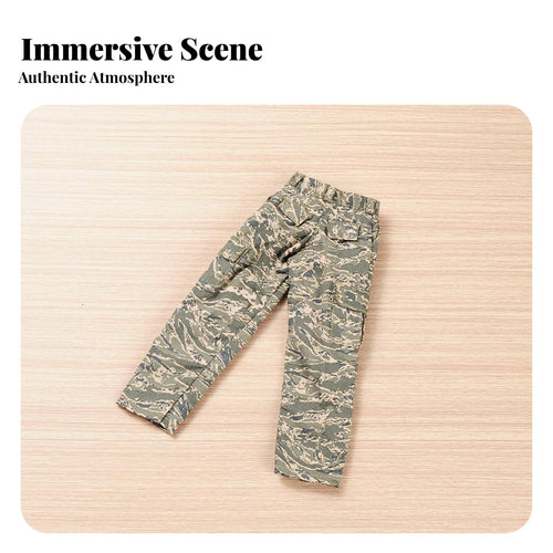 1/6 Scale Pants Combat Print 1/6 Scale Action Figure Clothes