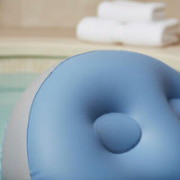 Inflatable Spa Booster Seat Water or Air Fillable Waterproof Bath Pillow for Adults, Bathtub