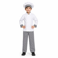 Kids Chef Costume Button Closures Kids Chef Outfit Career Day for Baking Class