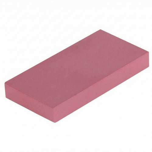 Pink Sharpening Stone Solid Rectangular Sharpening Stone Easy to Use