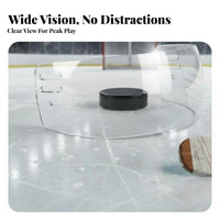 Shock Resistant Hockey Helmet Visor High-Clarity Hockey Visor Anti-Scratch for Floorball