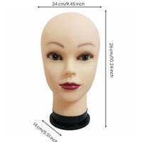 Easy to Clean Facial Massage Training Head Reusable Facial Acupressure Practice Model Realistic Feel for Estheticians, Beauty School