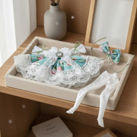 Bunny Ear Accessory Set Adorable BJD Doll Clothes Set Two Looks Miniature Toy Accessory