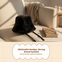 Wide Brim Winter Hat Unisex Slouch Soft Lined Snug for Ice