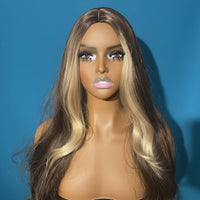 PVC Mannequin Head Tanned Skin Tone Hairpiece Display Head for Hairstylists