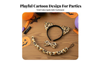 Big Cat Costume Accessories Cartoon Design Big Cat Print Dress-up Kit Print Cosplay Accessories Easy to Wear for Carnival