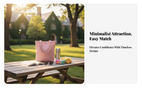 Small plain Color Handbag Reusable Portable Meal Pouch Easy to Clean for Adults