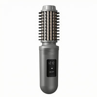 Cordless Curling Brush Evenly Spaced Bristles Heated Barrel Brush Rounded Handle