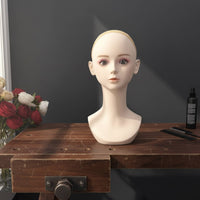 Cosplay Hairpiece Head Easy to Clean Hairpiece Display Head Multi-Use