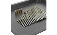 24 Pieces Crystal Set Includes 4 Brass Collets Rotary Tool Accessory