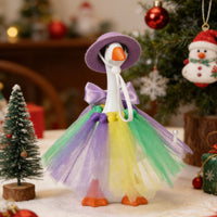 7 Inch Goose Statue Clothes Versatile Decor 7 Inch Goose Clothes Easy to Wear