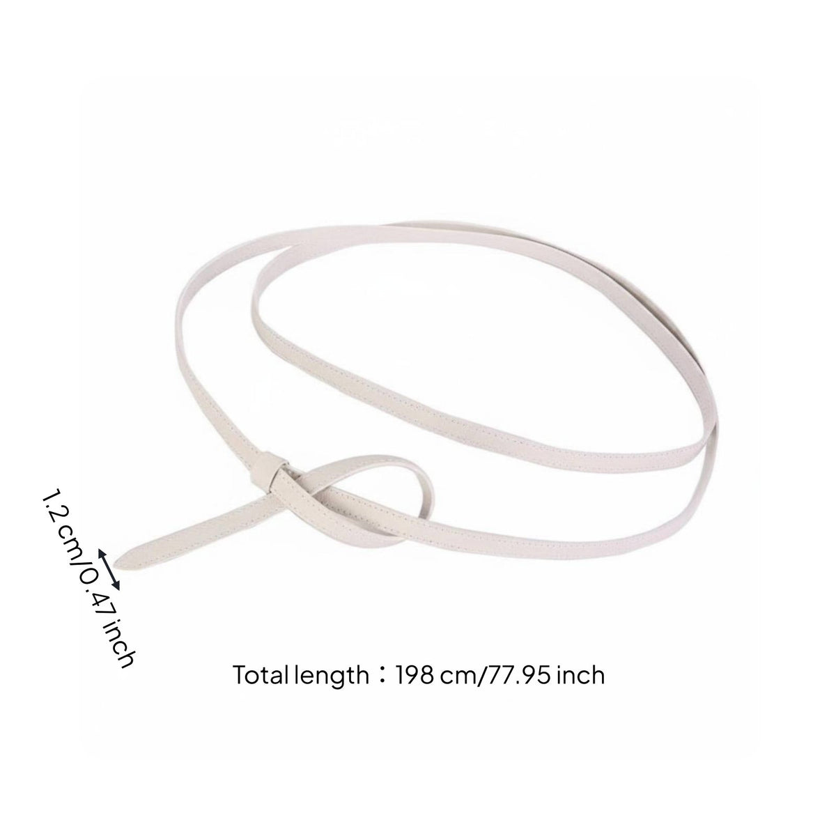 Black Leather Tie Belt Minimalist Stylish Accessory Long-Lasting for Dress