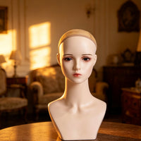Hairpiece Display Head Easy to Decorate Jewelry Display Bust for Salon Owners