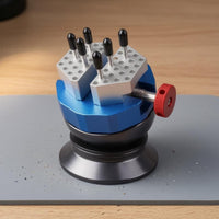 Miniature Ball Vise Perforated Gripping Surfaces Workshop Tool Metal Body