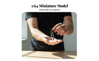 2 Pieces 1:64 Scale Couple Figurine Creative Gift 1:64 Miniature Scale People Figure Miniature Man and Female Model Collectible