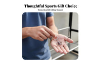 Great Gift Rotating Sports Ball Keychain Miniature Size Rotating Ball Key Loop for Children, Teenagers, Team Gifts, Everyday Carry
