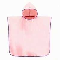 Children's Bath Poncho Pullover Snap-Button Bath Poncho Quick Dry