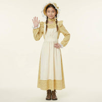 Farm Girl Dress Halloween Farm Boy Costume School Play for Children