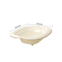 Sitz Bath with Drain Plug Thickened Toilet Sitz Bath Temperature Resistant
