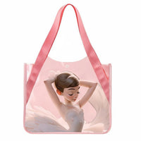 Gift Idea PVC Ballet Bag Reusable Girls Dance Handbag Lightweight for Dancers, Children, Recitals, Daily Use, Shopping