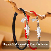 Koi Pendant Bracelet Meaningful Gift Red String Bracelet Symbolic Design