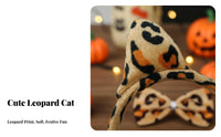 Big Cat Costume Accessories Cartoon Design Big Cat Print Dress-up Kit Print Cosplay Accessories Easy to Wear for Carnival