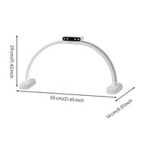Half Moon Lamp Foldable Half Moon Light Beauty Lamp with Wireless Controller Control LED Manicure Table Light Curved