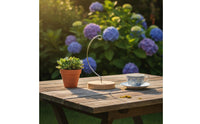 Ornament Hanger Stand Multifunctional Hanging Ornament Stand Wood Base for Patio