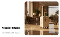 2 Pieces 20 Inch Carry-on Suitcase Large Capacity 20 Inch Suitcase