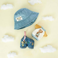 3 Pieces OB11 Doll Clothes Set Bear Theme Doll Outfit for Hobbyists