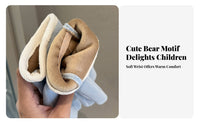 Warm kids' Winter Gloves Soft and Comfortable Fleece Lined children's Gloves Skin-Friendly for Boys, Parents, Cycling, Cold Weather, Outdoor
