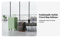 Front-Accessibleing Hardside Suitcase Long-Lasting Construction Wheeled Cabin