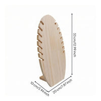2 Pieces Chain Display Rack Display Stand Shape Wood Chain Display Rack Holder