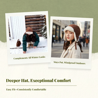 Earflap Winter Hat Durable Warm Cap for Women Travel