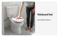 Easy Installation Cartoon Toilet Seat No Slamming Quick Release Toilet Seat Heavy Duty Bathroom Hardware for Children, Homeowners, DIY Renovators, Home, Restroom