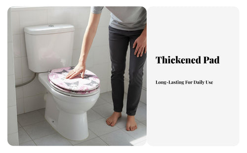 Easy Installation Cartoon Toilet Seat No Slamming Quick Release Toilet Seat Heavy Duty Bathroom Hardware for Children, Homeowners, DIY Renovators, Home, Restroom