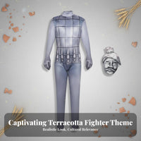 Terracotta soldier Costume grown-up and Child Sizes Cosplay Outfit for Conventions