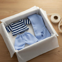 Doll Striped Shirt Shorts Set Casual Design Toy Accessory for Children