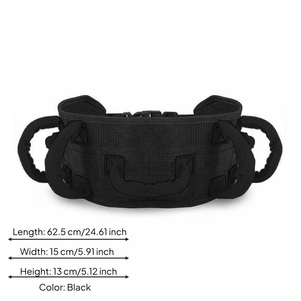 Gait Belt with Handles Wide Patient Transfer Belt Long-Lasting Material