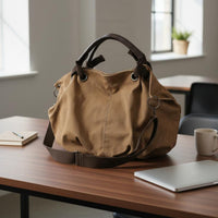 Canvas Tote Bag Vintage Aesthetic Canvas Shoulder Handbag Minimalist Design