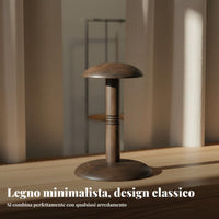Wooden Hat Display Stand Freestanding Tabletop Hat Rack Stable Base for Dresser