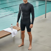 Long Sleeve Aquatic Shirt Lightweight Long Sleeve Aquatic Shirt Tight-Fitting Diving Shirt Breathable Men's Wave Top Reduces
