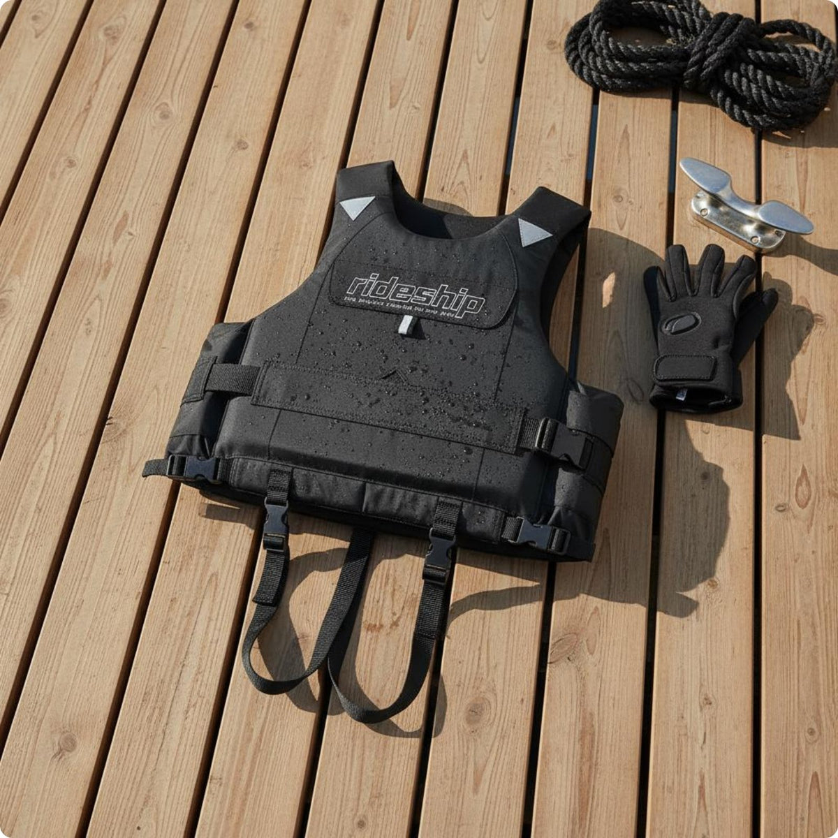 Water Sports Vest Quick-Dry Surfing Life Vest Heavy-Duty for Rafting, Men, Women
