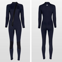 3mm Neoprene Wetsuit Jellyfish Protection Long Sleeve Wetsuit 3mm Neoprene Suit Thermal Insulation Water Sports Gear Back Zipper